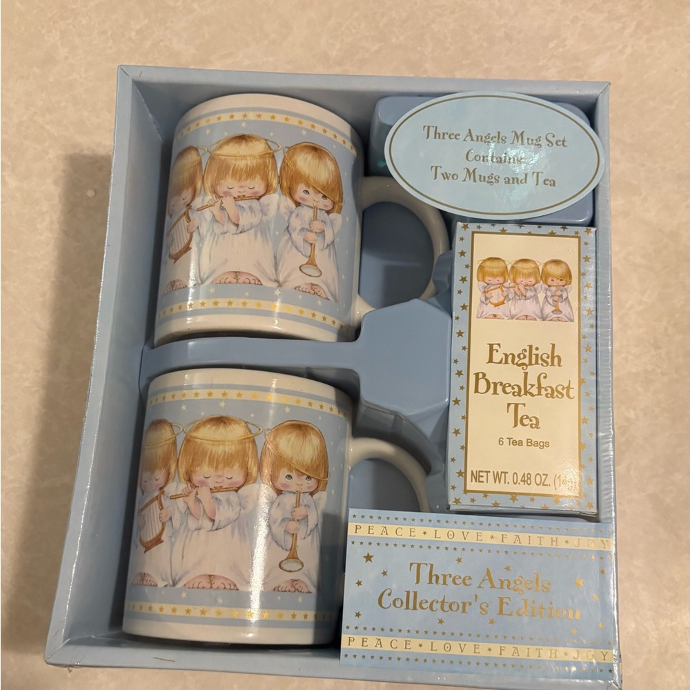 Three Angels Mug Set with Tea